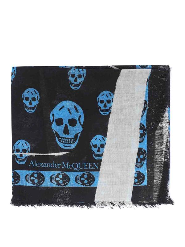 Alexander Mcqueen Étole - Noir