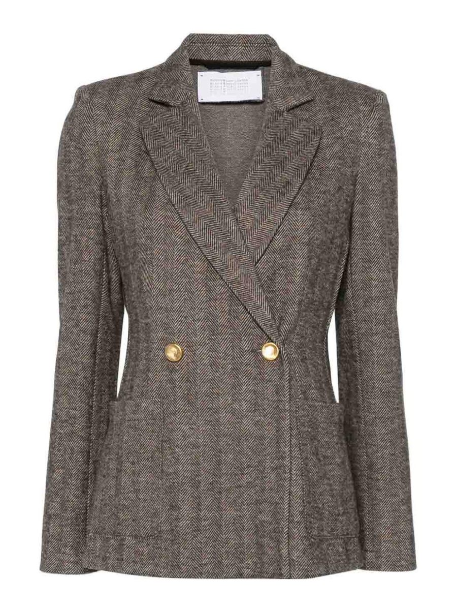 Harris Wharf London Veste Casual - Marron