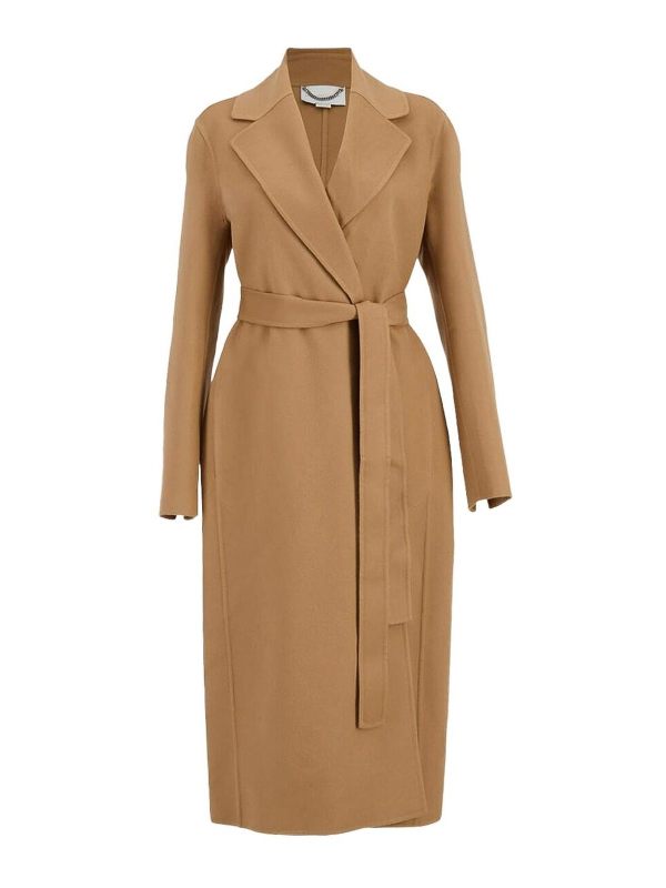 Stella Mccartney Manteau Court - Camel