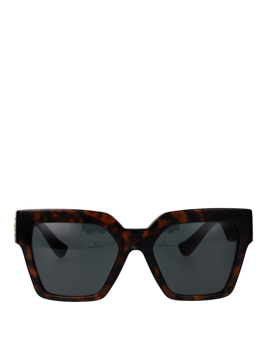 Versace Lunettes De Soleil - Marron