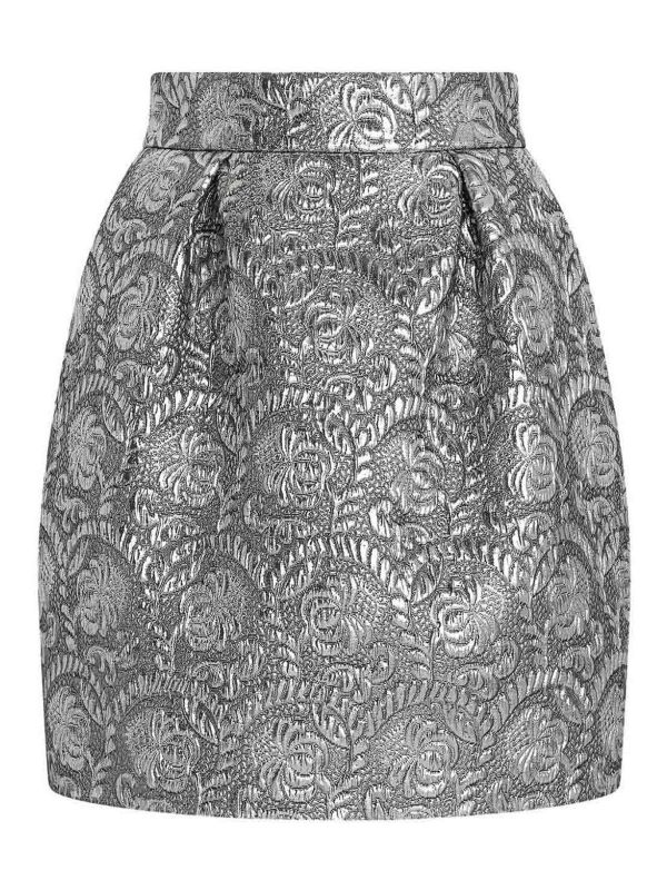 Dolce & Gabbana Jupe Midi - Argent