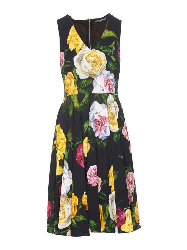Dolce & Gabbana Robe Au Genou - Multicolore