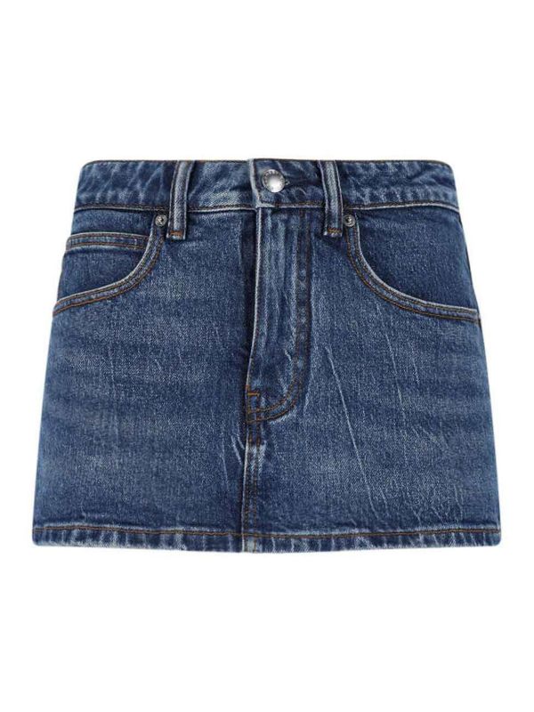 Alexander Wang Mini Jupe - Bleu