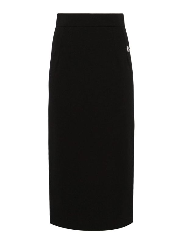 Dolce & Gabbana Jupe Midi - Noir