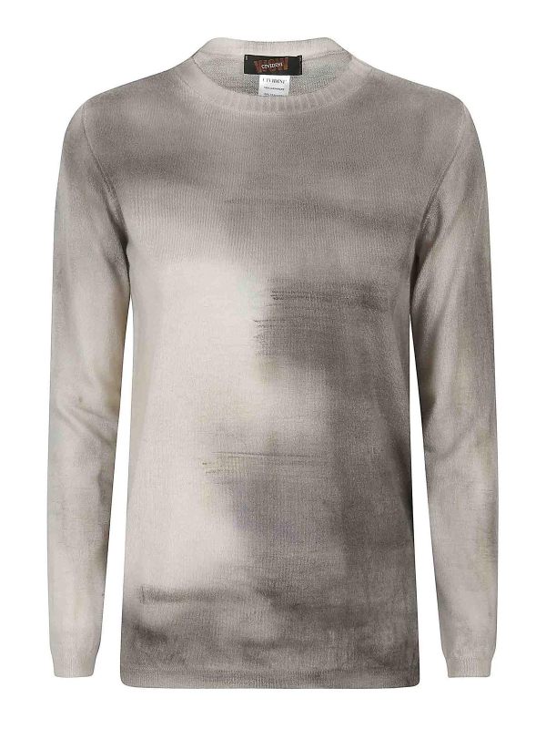 Cividini Pull Col Rond - Multicolore