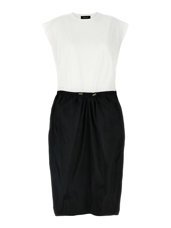 Fabiana Filippi Robe Au Genou - Blanc