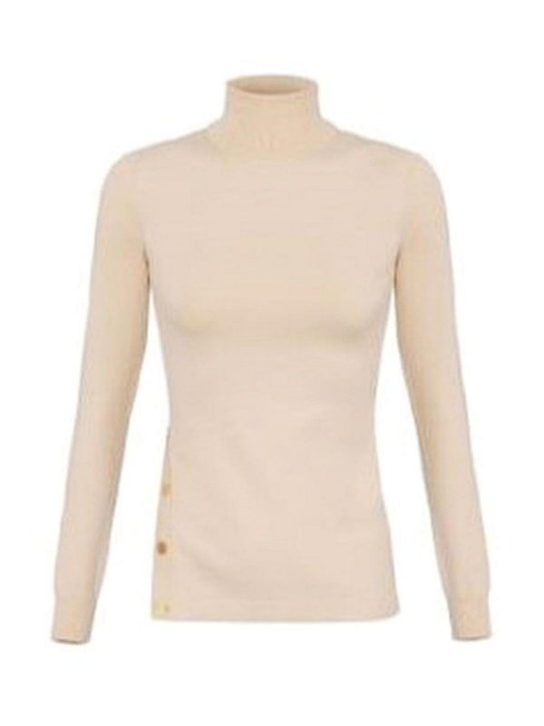 Elisabetta Franchi Pull Col Rond - Blanc