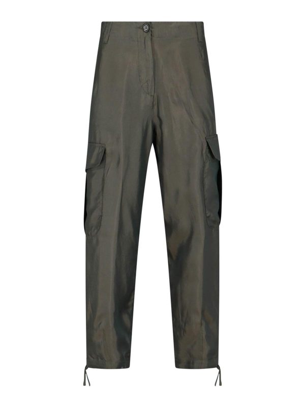 Aspesi Pantalons Décontractés - Vert
