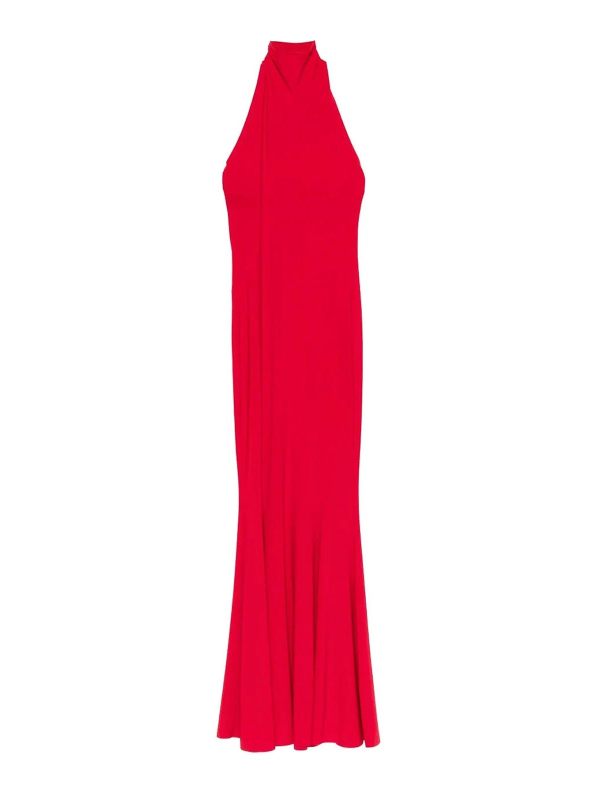 Norma Kamali Maxi Robe - Rouge