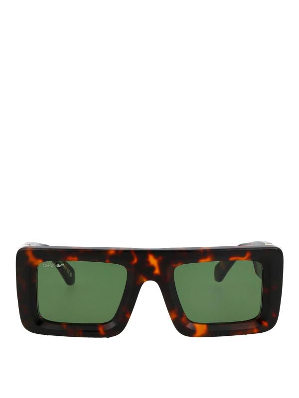 Off-White Lunettes De Soleil - Marron