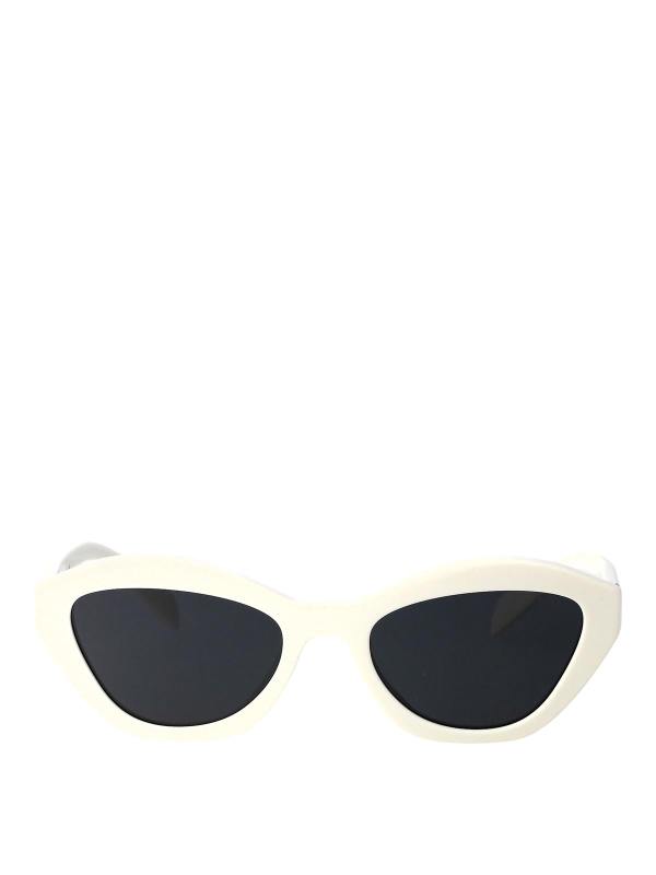Prada Lunettes De Soleil - Blanc