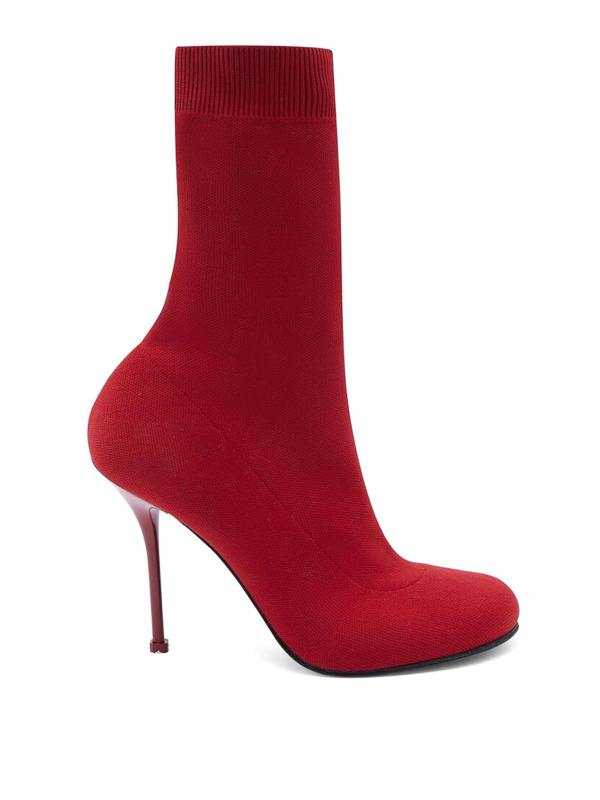 Alexander Mcqueen Bottes - Rouge