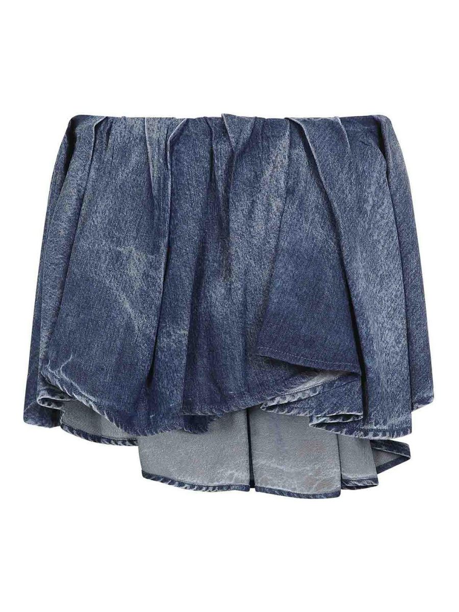 Diesel Jupe Midi - Bleu