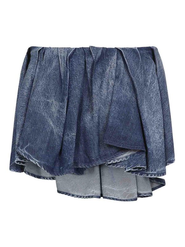 Diesel Jupe Midi - Bleu