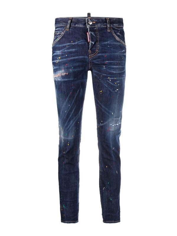 Dsquared2 Jean Droit - Bleu