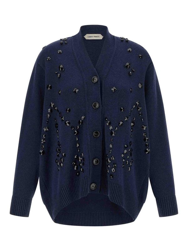 Alberta Ferretti Cardigan - Bleu