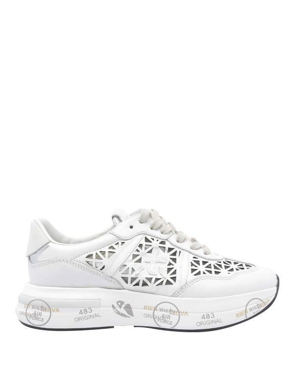 Premiata Baskets - Blanc