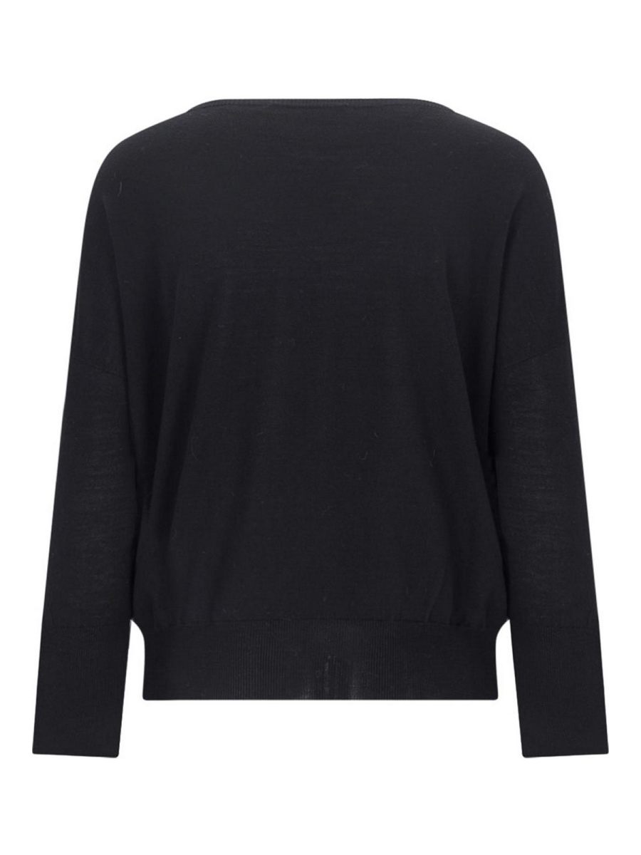 Zanone Pull Col Bateau - Noir
