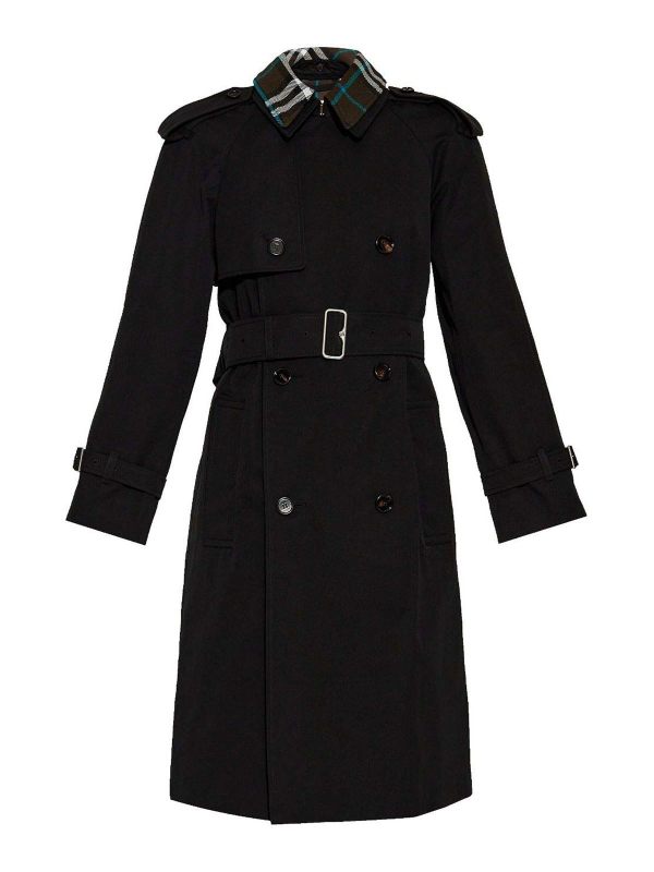Burberry Manteau Court - Noir