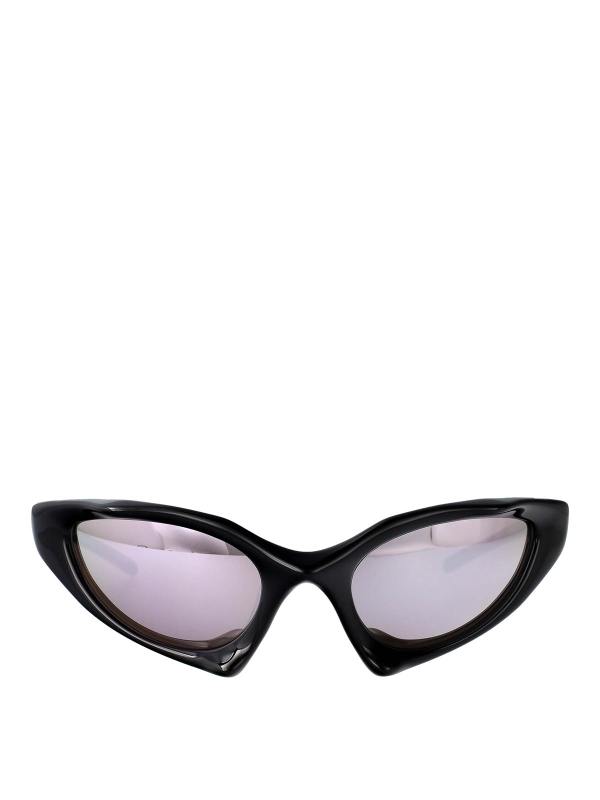 Balenciaga Lunettes De Soleil - Noir