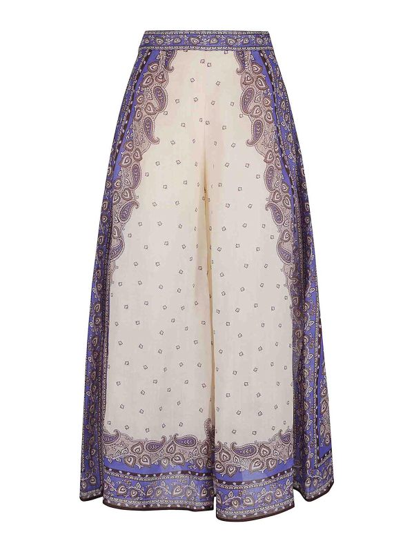 Zimmermann Pantalons Décontractés - Violet