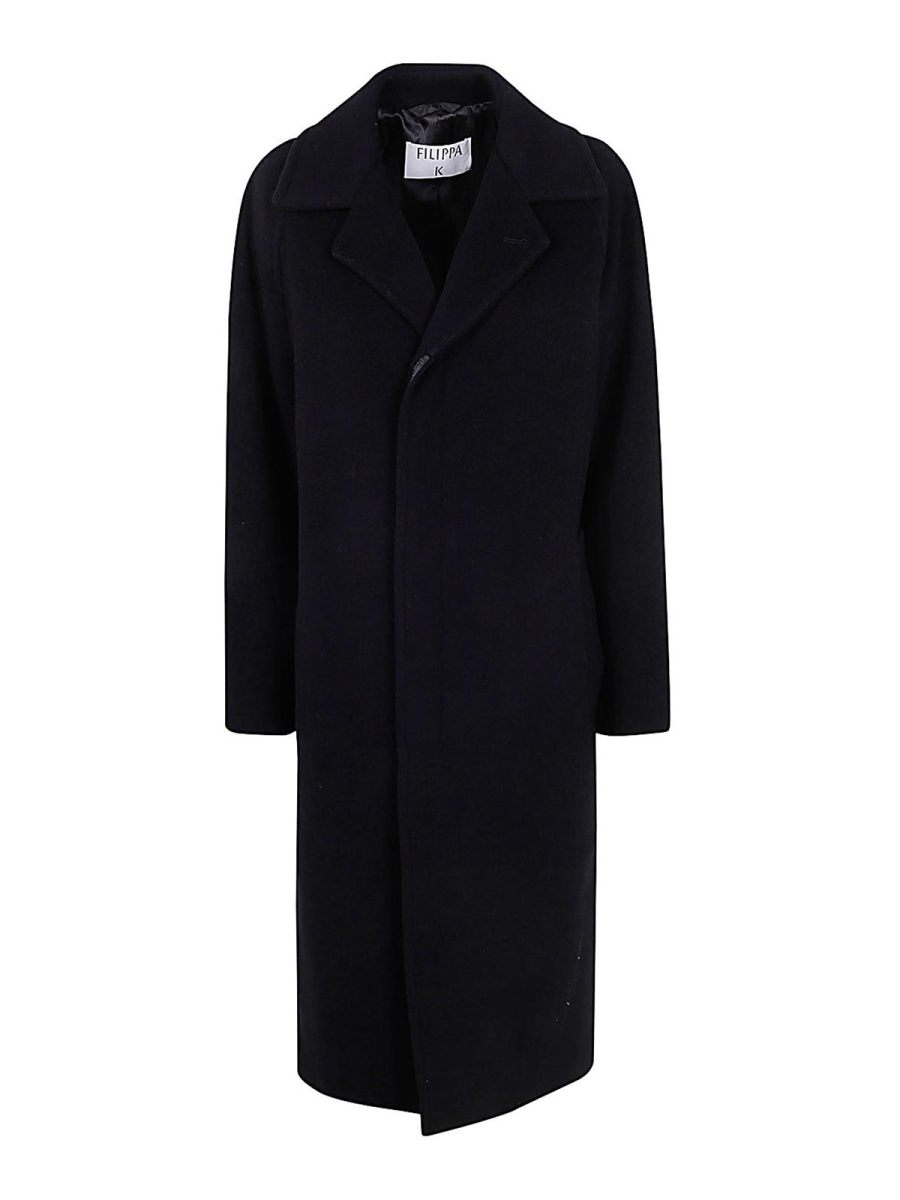 Filippa K Manteau Au Genou - Noir