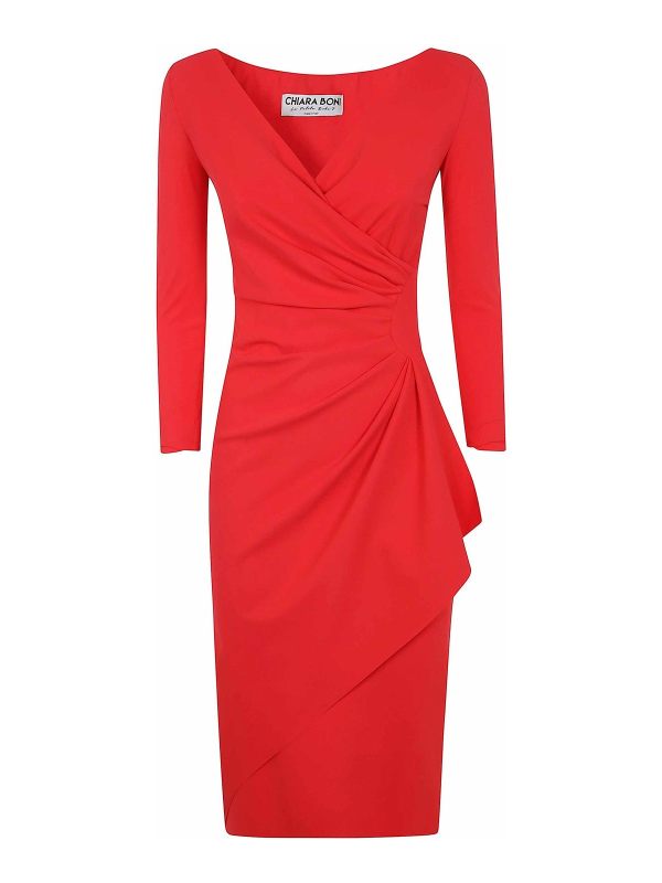 Chiara Boni La Petite Robe Robe Au Genou - Rouge