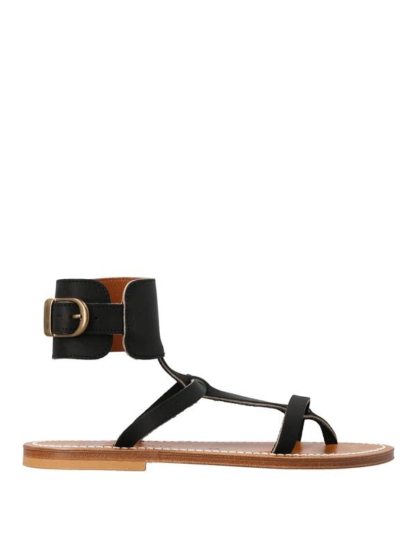 K Jacques St Tropez Sandales - Noir