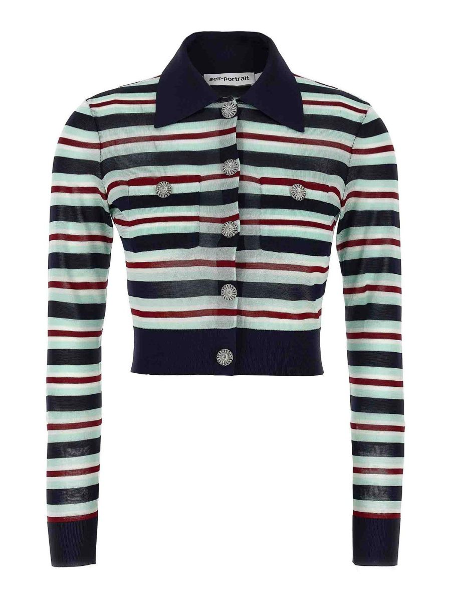 Self Portrait Cardigan - Multicolore