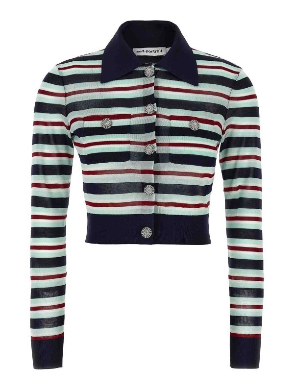 Self Portrait Cardigan - Multicolore