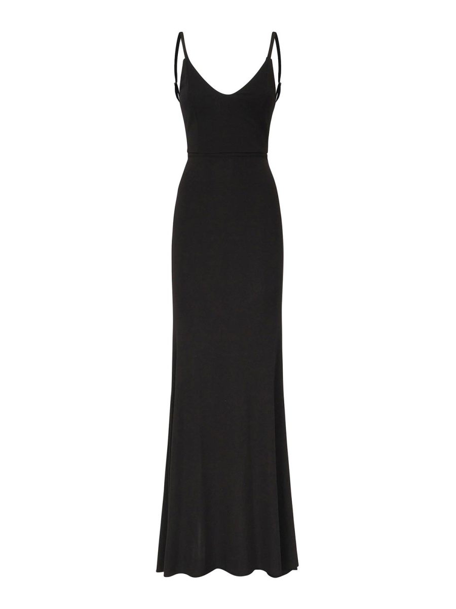 Alberto Audenino Robe Au Genou - Noir