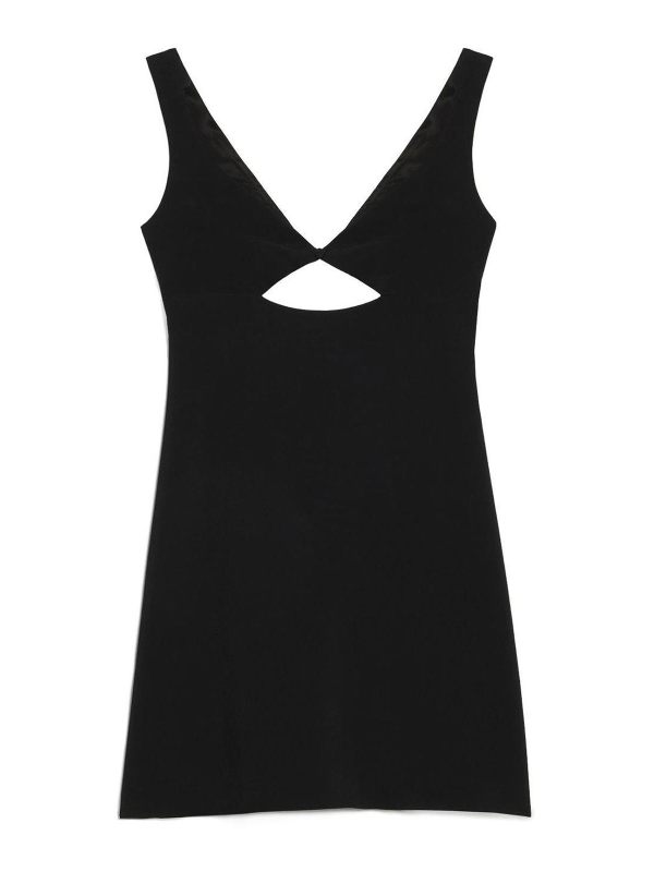 Ami Paris Robe Courte - Noir