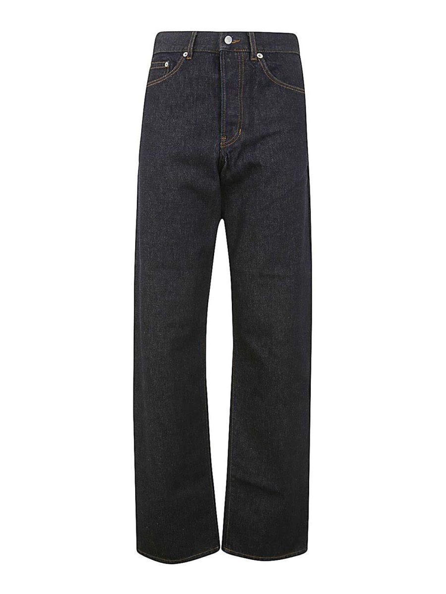 Dries Van Noten Jean Bootcut - Bleu