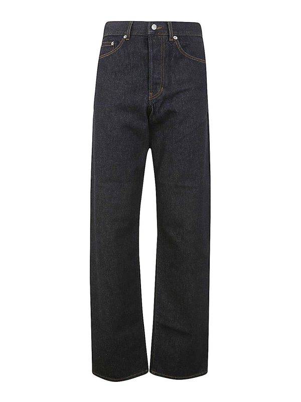 Dries Van Noten Jean Bootcut - Bleu