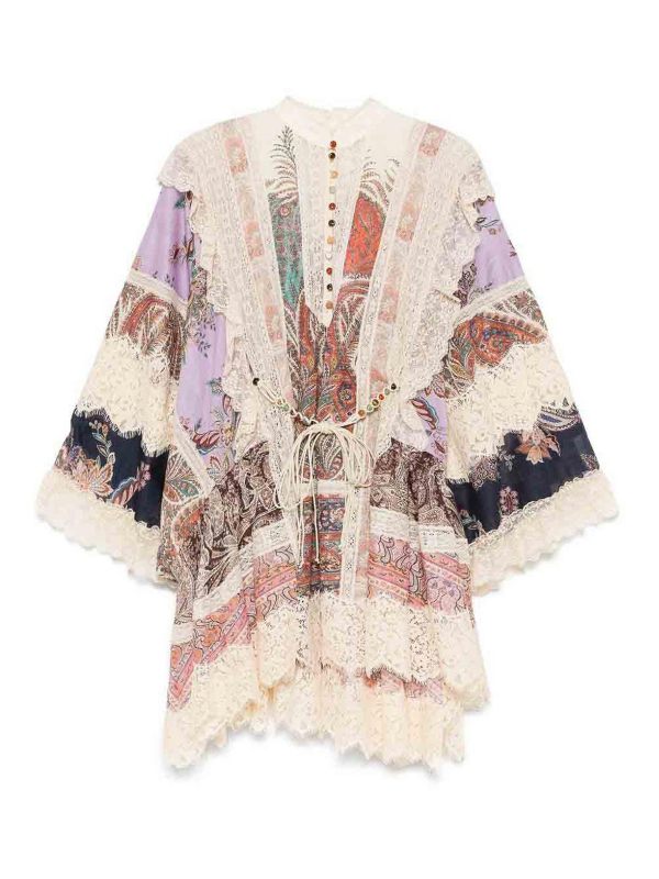 Zimmermann Robe Courte - Multicolore