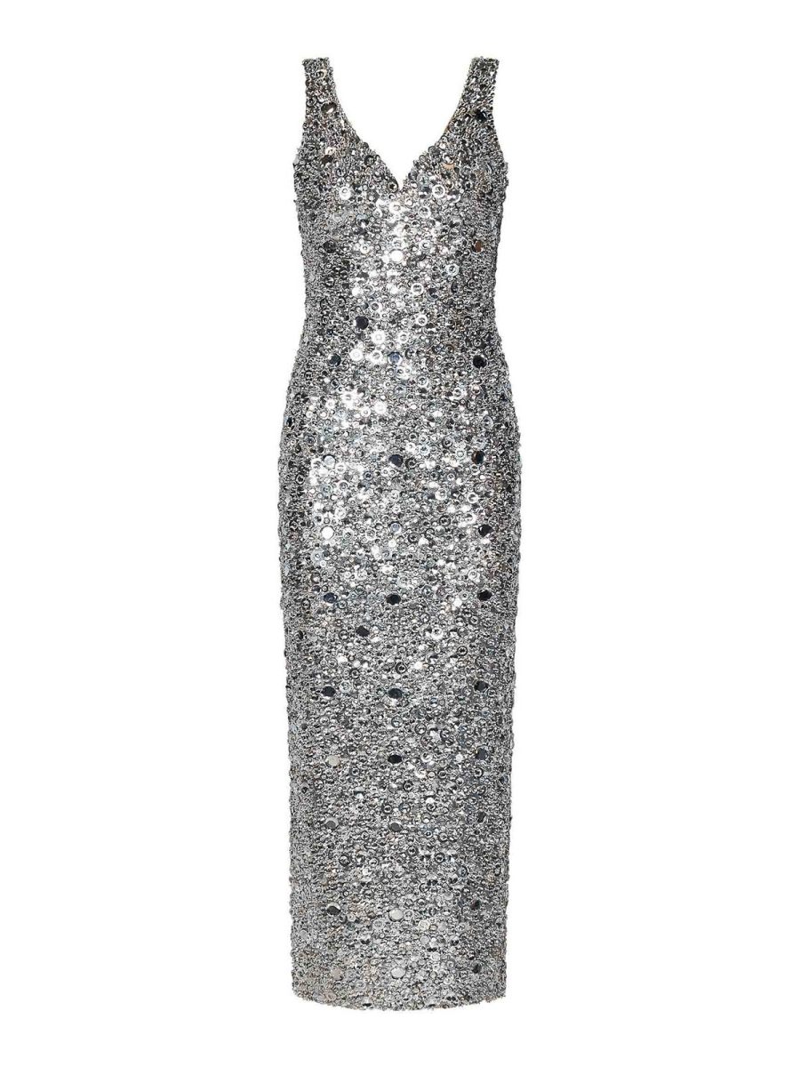 zuhair murad Maxi Robe - Argent