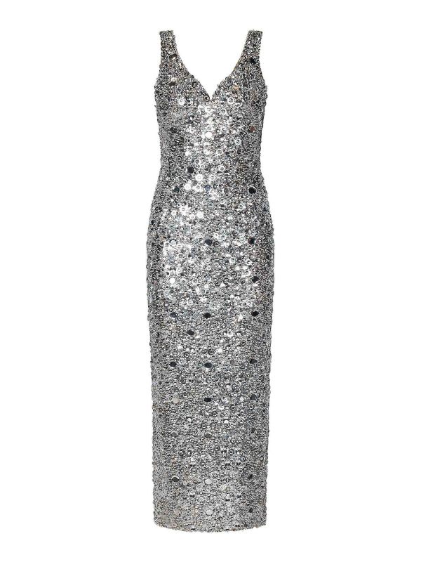 zuhair murad Maxi Robe - Argent