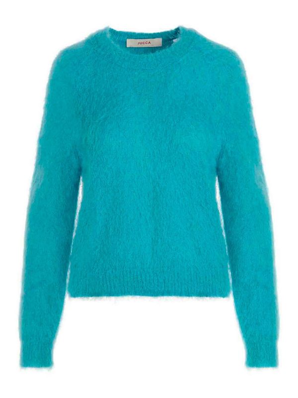Jucca Pull Col Rond - Bleu Clair