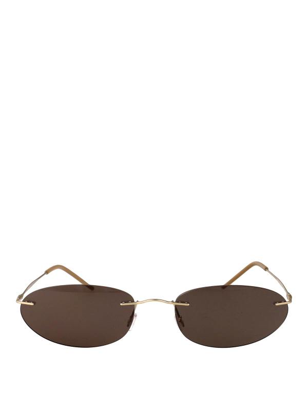 Giorgio Armani Lunettes De Soleil - Or