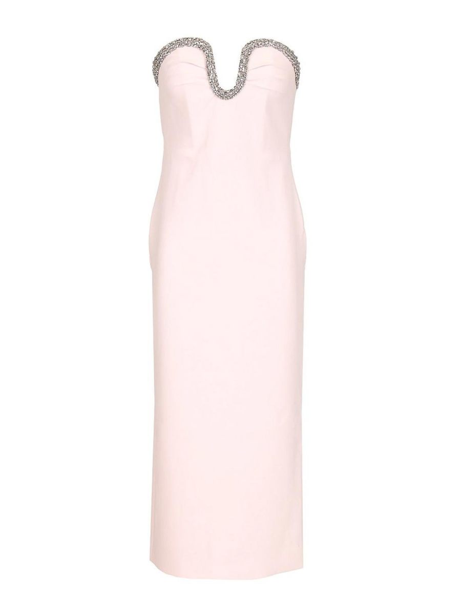 Roland Mouret Maxi Robe - Rose