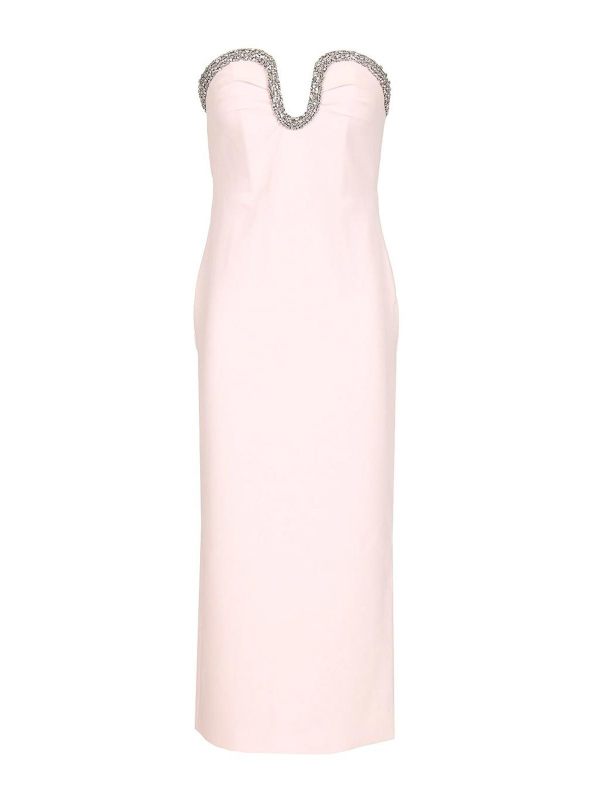 Roland Mouret Maxi Robe - Rose