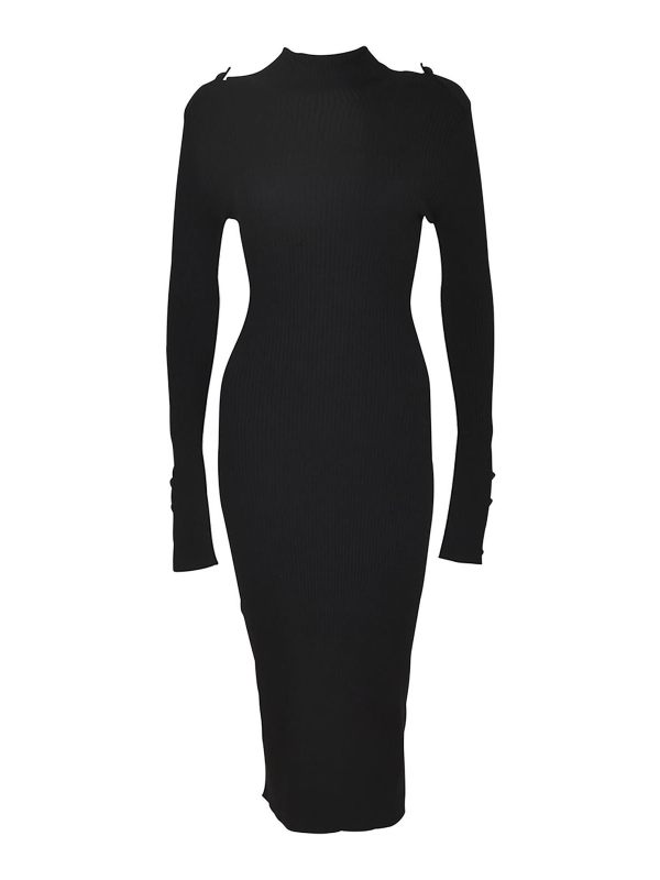 Dondup Robe Au Genou - Noir
