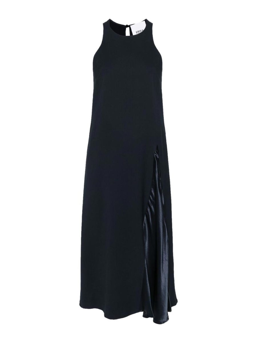 Erika Cavallini Robe Au Genou - Bleu