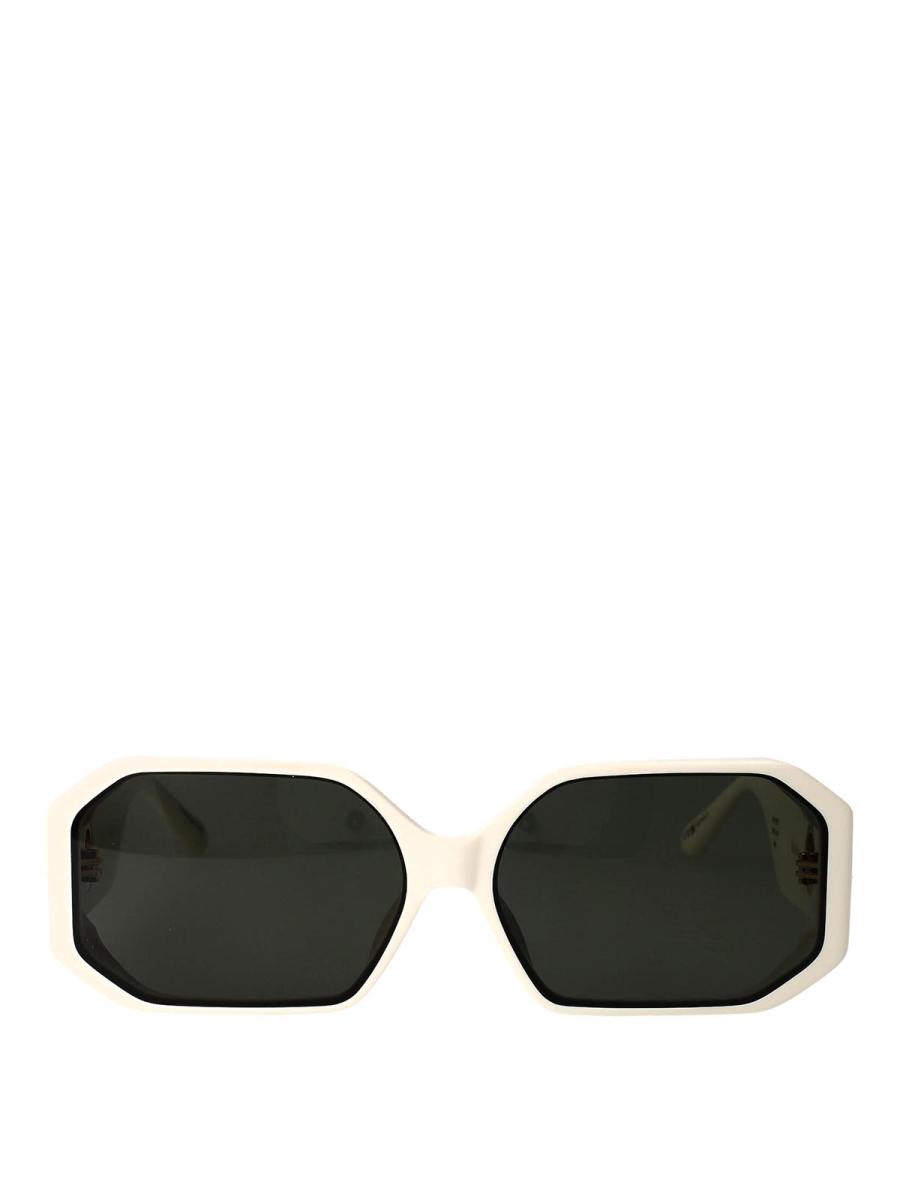 Linda Farrow Lunettes De Soleil - Blanc