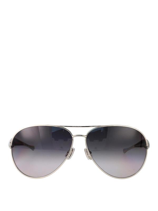 Bottega Veneta Lunettes De Soleil - Argent