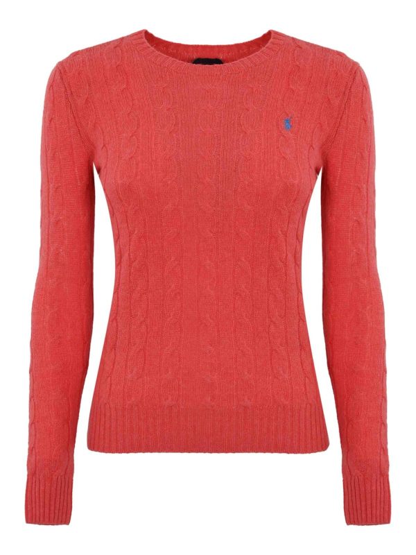 Polo Ralph Lauren Pull Col Rond - Rouge