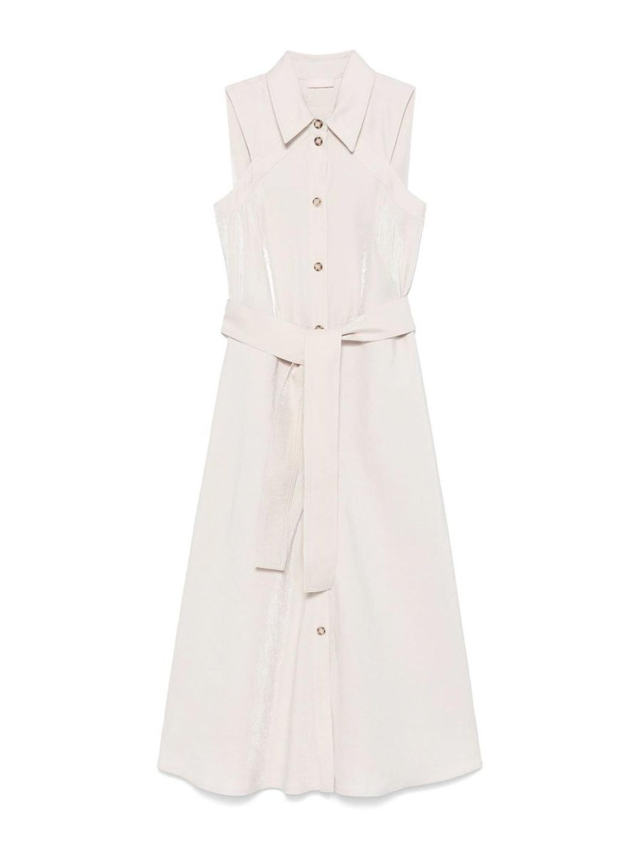 Liu Jo Robe Au Genou - Beige