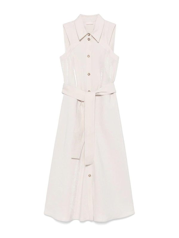 Liu Jo Robe Au Genou - Beige