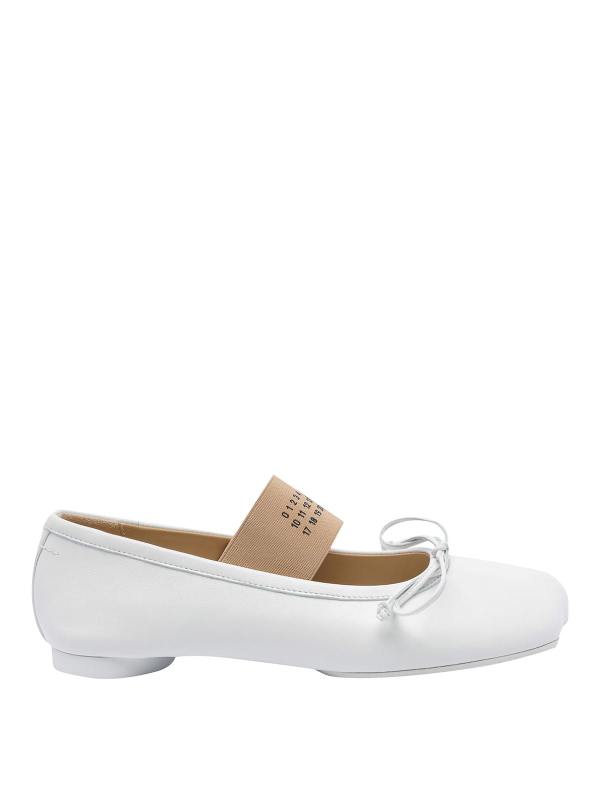 MM6 Maison Margiela Ballerines - Blanc