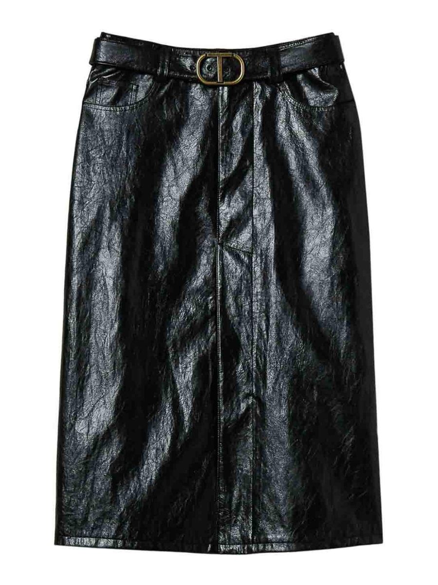 Twinset Jean Droit - Noir